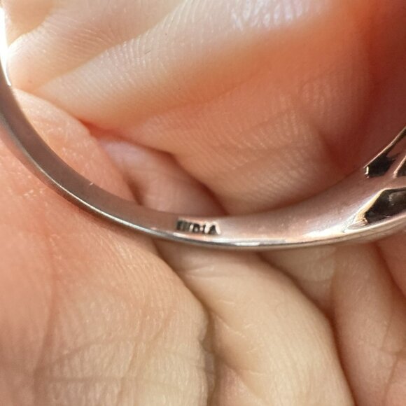 Chuck Clemency Sterling Silver Ring Black Gemstone Cabochon STS 9 QVC Spinel - Picture 12 of 13